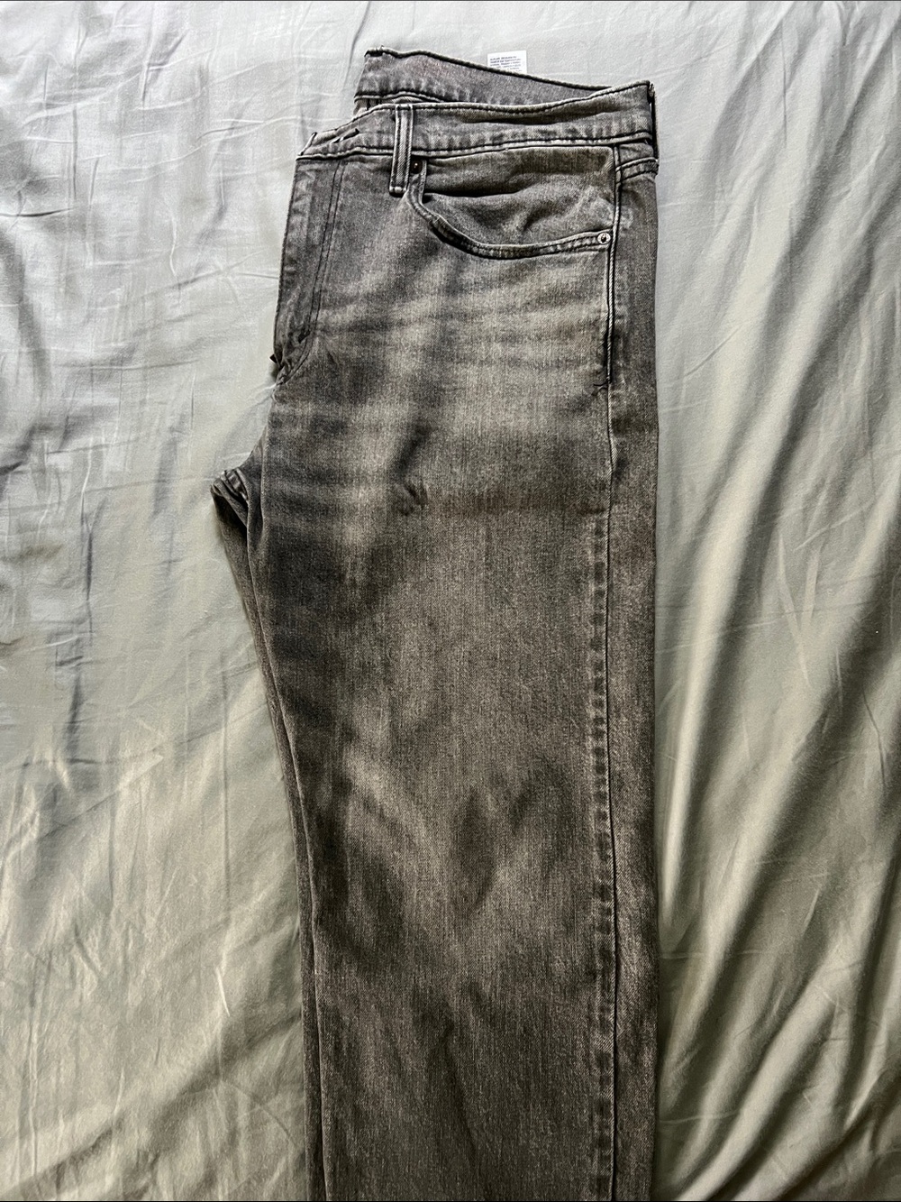 Levi's Men's Slim Straight Gray Washed Jeans